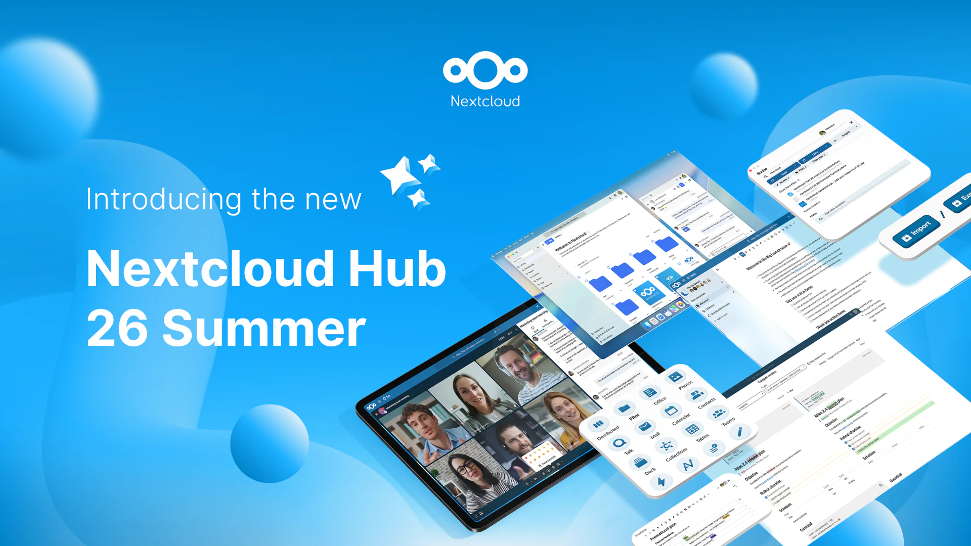 Les nouveautés de Nextcloud Hub 26 Summer
